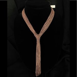 Susan Graver Multi Strand Lariat Style Necklace